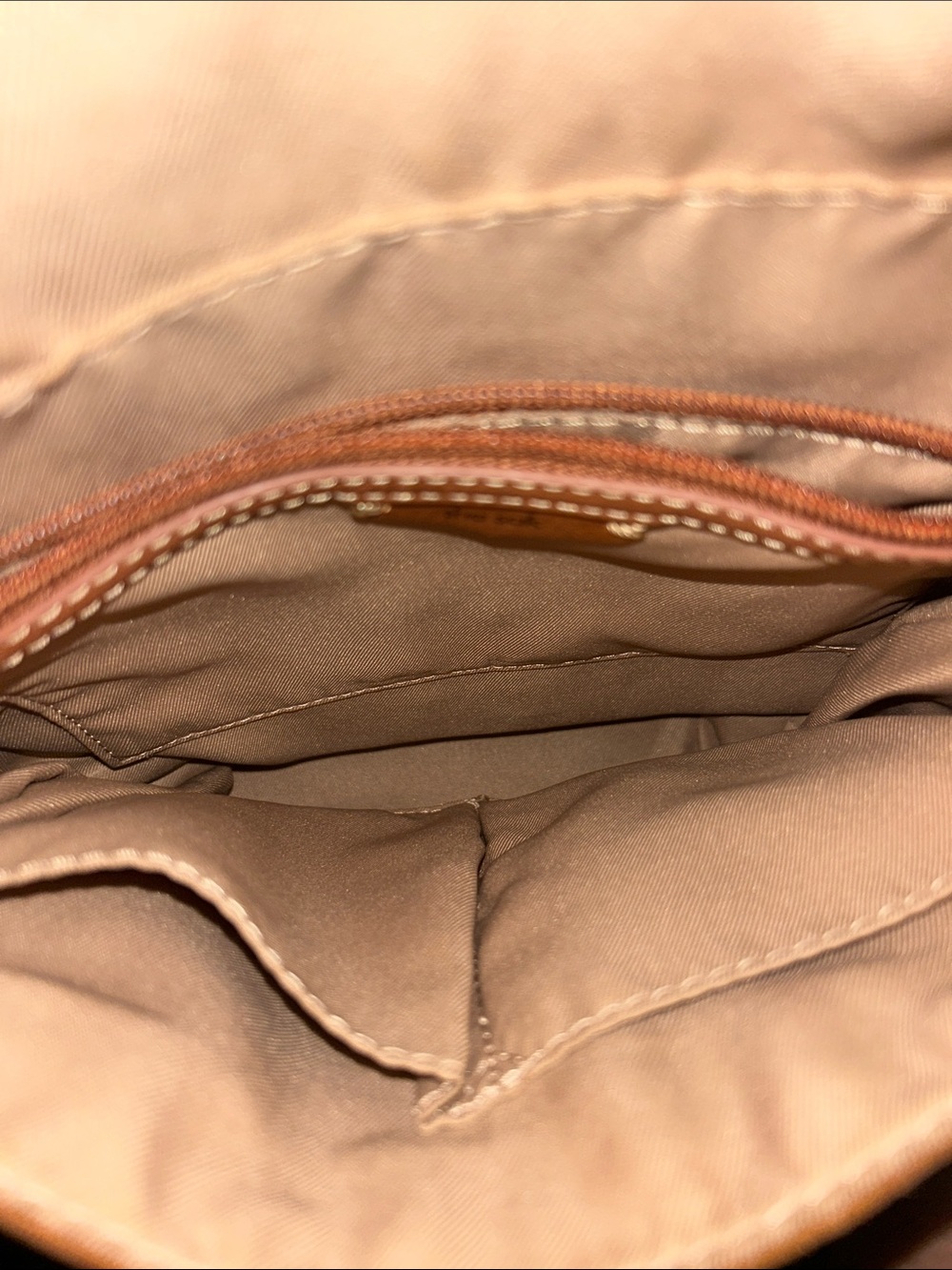 The Sak Leather Embossed Crossbody Bag in Tan - Picture 6 of 7